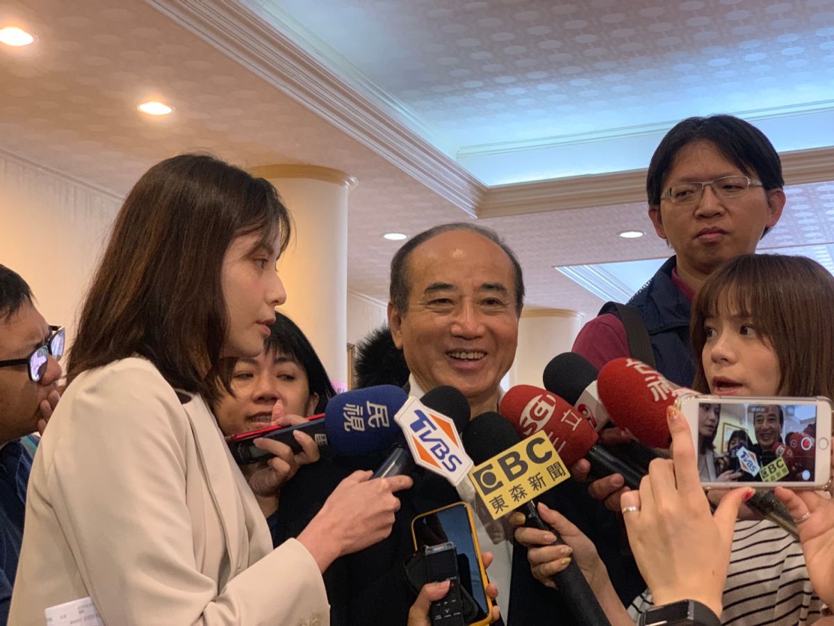 韓國瑜6/1將上凱道參加造勢，王金平對此表示，「很好，祝福他」。 (圖/王金平辦公室提供)