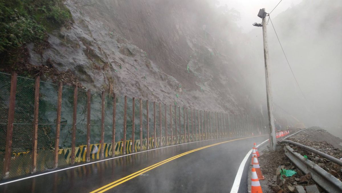 ▲阿里山公路78.3K處明起管制通行。（圖／五工處提供）