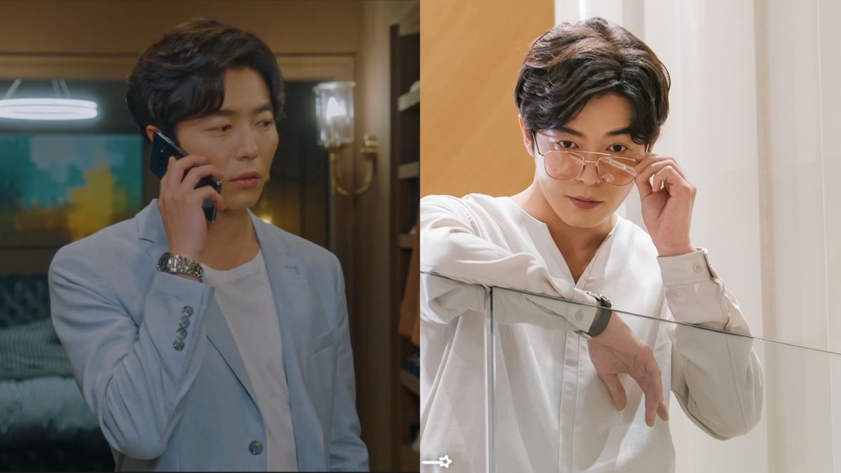 ▲金材昱在《她的私生活》中以帥氣西裝造型秒圈粉，只靠墨鏡和手錶兩大單品穿出時尚感。（圖／愛奇藝台灣站）