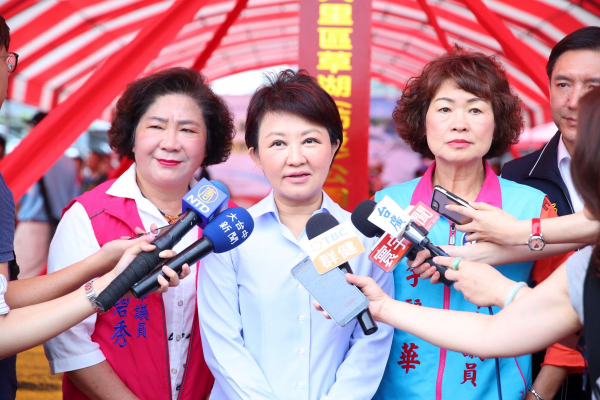 ▲市長盧秀燕表示，好的建設都會繼續，但也不會完全「龍規或胡規燕隨」。(圖／柳榮俊攝2019.5.27)