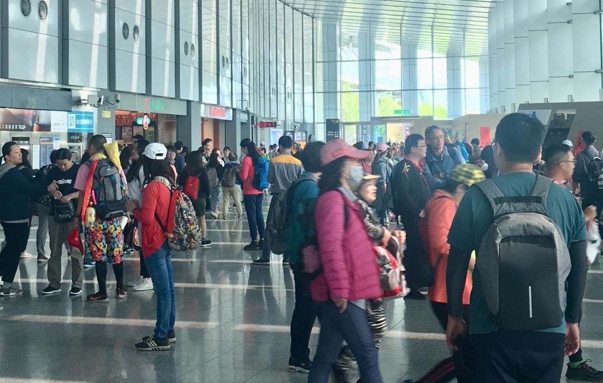 ▲台灣高鐵為因應雲林站旅運量持續成長，自7月1日起，每週增開7班次列車。（圖／記者蘇榮泉攝，2019.05.27）