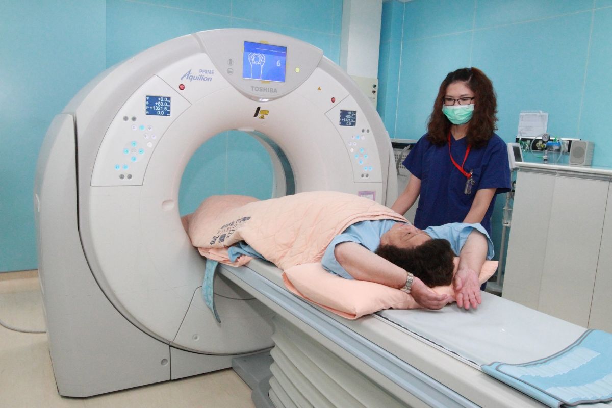 ▲世界級AI肺部斷層掃描影像輔助判讀系統，醫師可以更快更準地聚焦在可能的病灶上而提升判讀診斷的效果，大幅提高肺癌治癒率。（圖／記者陳雅芳攝，2019.05.27）