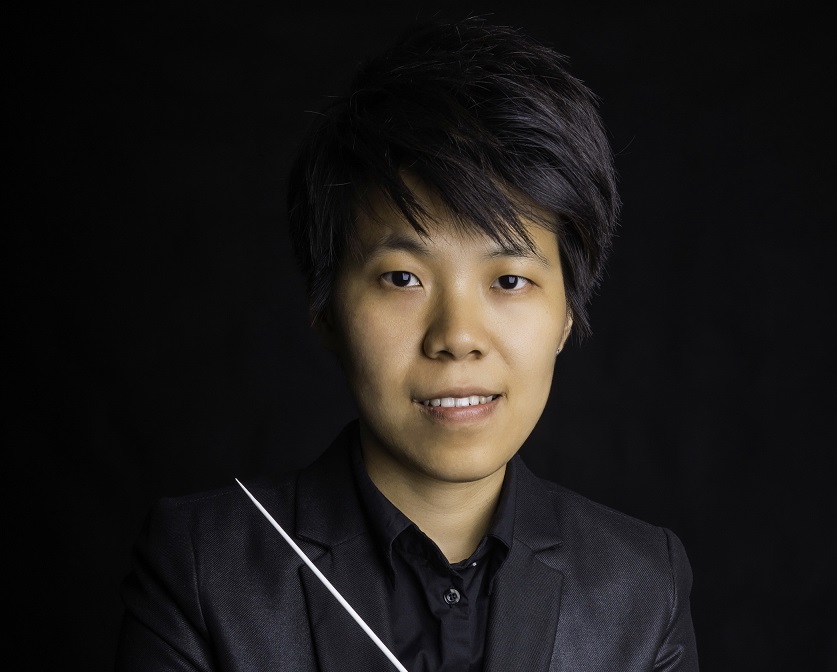 ▲嘉義大學「2019百年瞬間」交響音樂會，邀請到兩度獲得國際指揮大賽獎項的新銳指揮家范楷西擔任客席指揮。（圖/嘉大提供，2019.05.27）