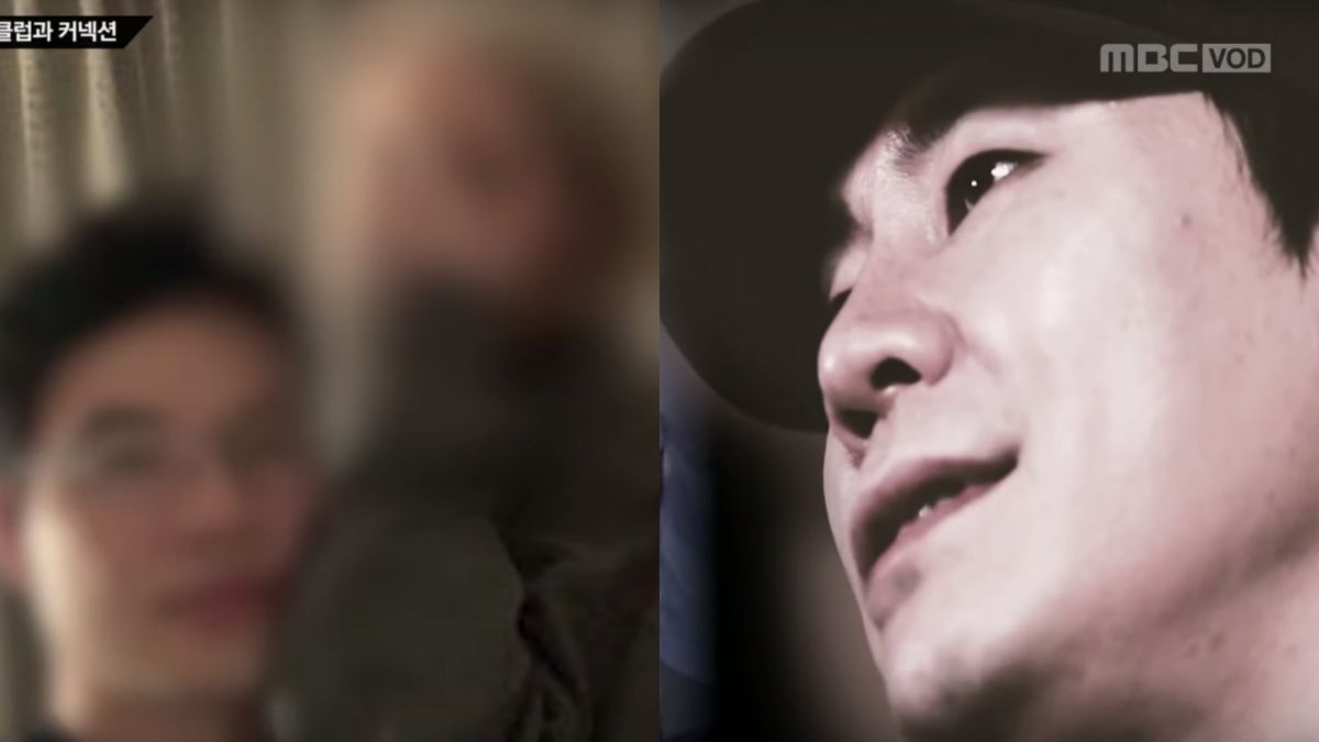 ▲梁鉉錫（右）遭爆涉嫌性交易，讓未成年進行援交。（圖／탐사기획스트레이트 YouTube）
