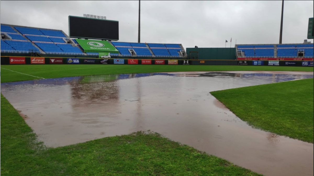 中職桃園球場延賽。（圖／中職聯盟提供）