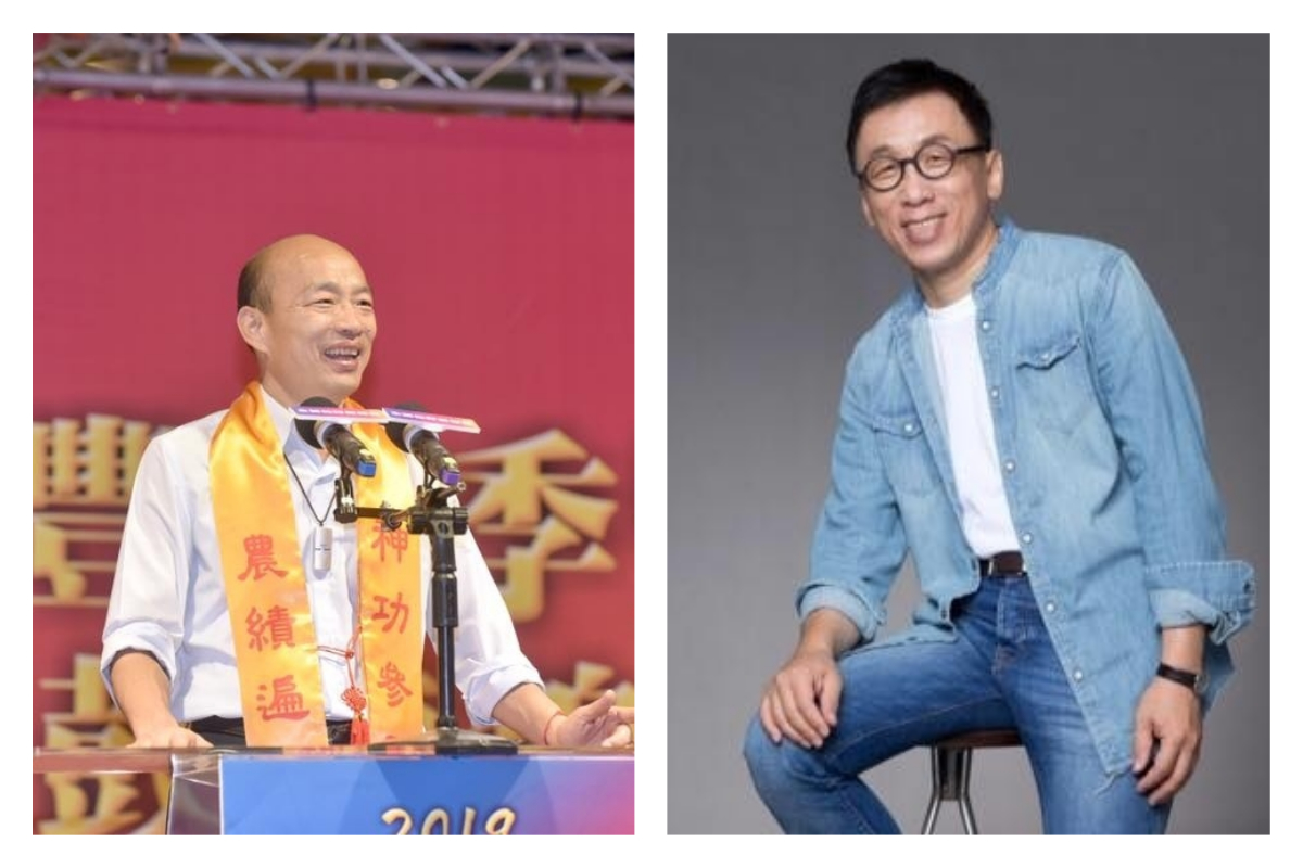 ▲高雄市市長韓國瑜和知名作家苦苓。（圖／翻攝自苦苓和韓國瑜臉書）