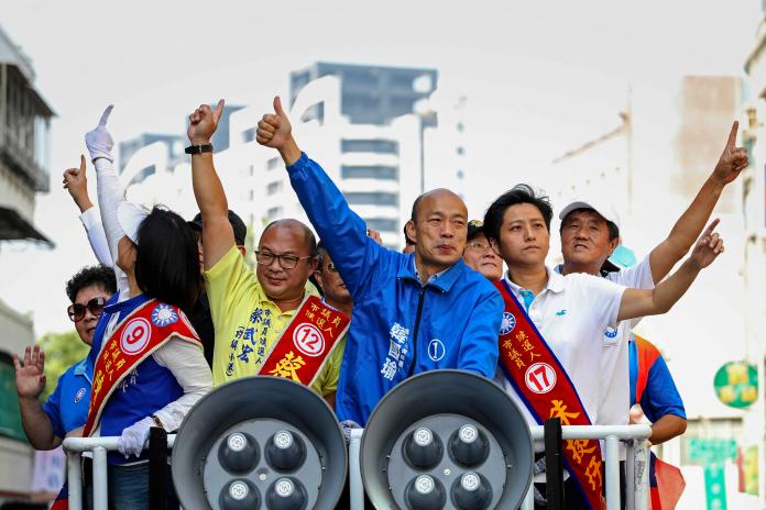 ▲韓國瑜近日高喊「Yes, I do！」表態願意參與國民黨總統初選，也將於 6 月 1 日前往凱道，參加個人第一次的總統選舉造勢活動。（圖／美聯社／達志影像）