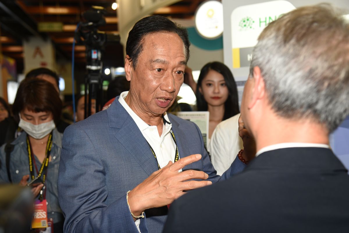 郭台銘參觀Computex展。（圖／記者陳明安攝，2019.05.29）