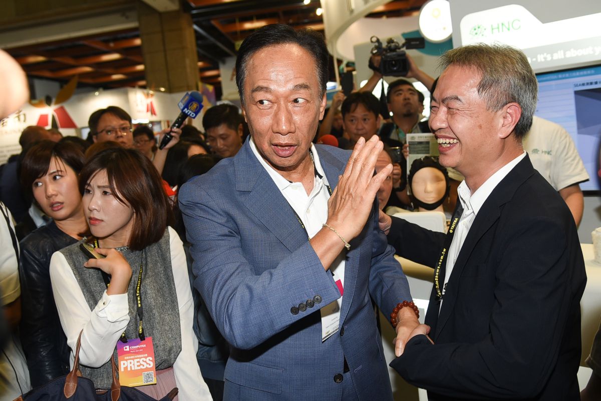 郭台銘參觀Computex展。（圖／記者陳明安攝，2019.05.29）