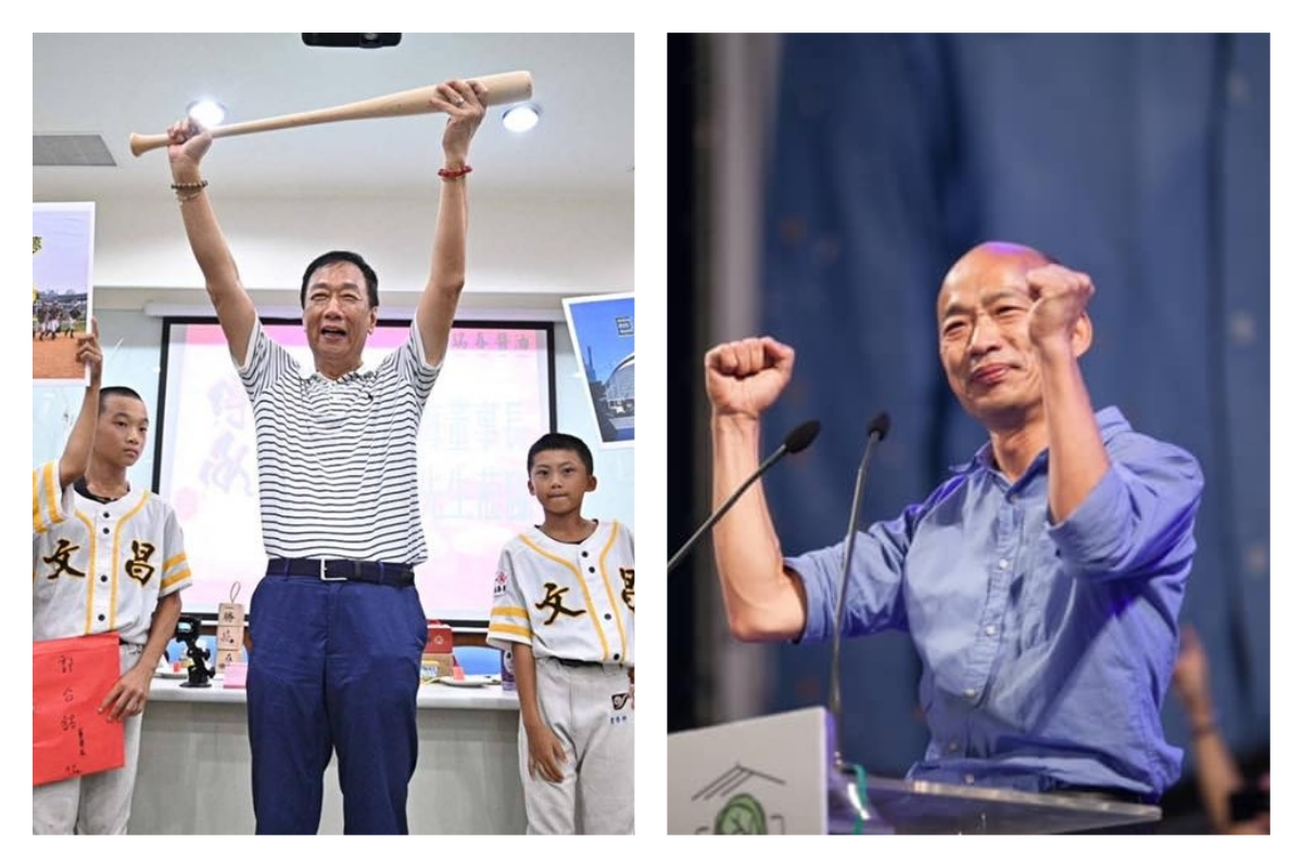 ▲ 鴻海董事長郭台銘和高雄市市長韓國瑜。（圖／翻攝自郭台銘和韓國瑜臉書）