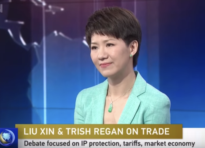 中美女主播激辯貿易戰　劉欣：美國不應為壓力遷怒中國
