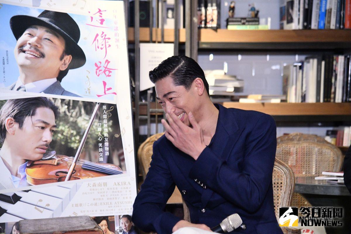 ▲AKIRA來台宣傳電影。（圖／記者林柏年攝）