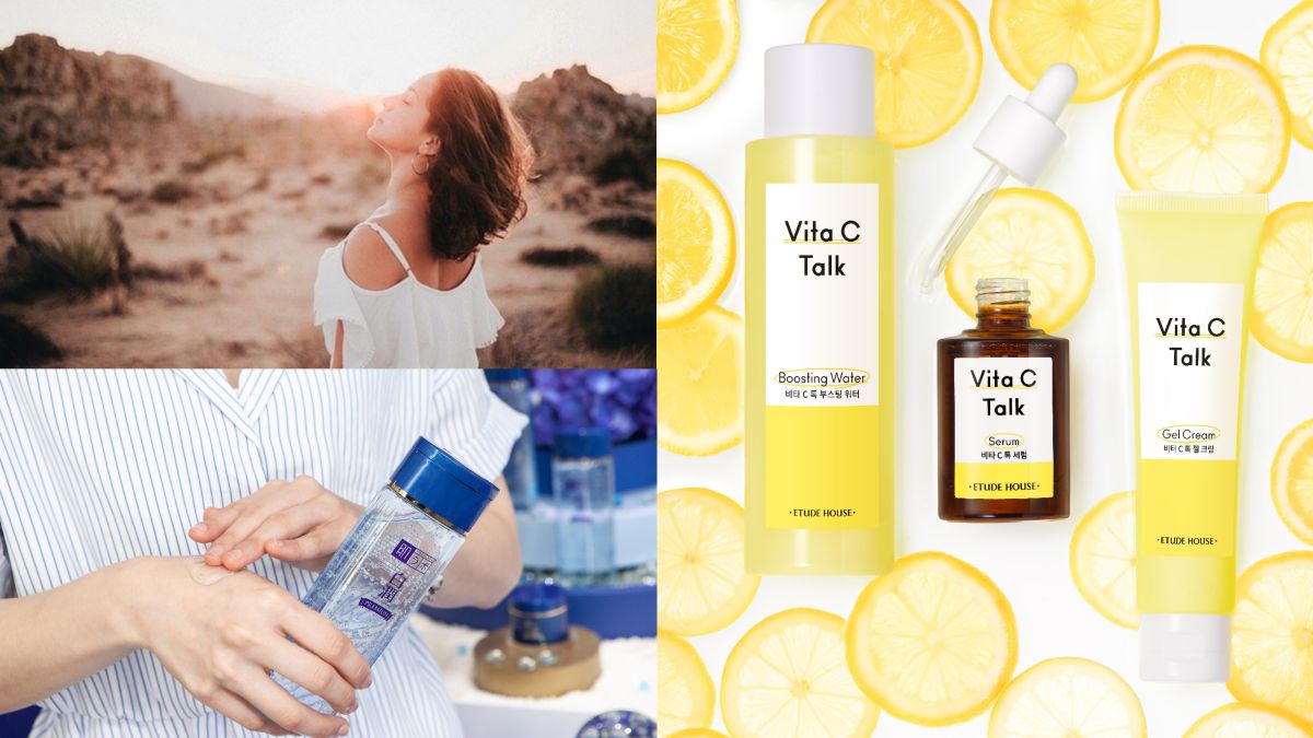 ▲夏天的美白聖品推薦。 （圖／ETUDE HOUSE、Pixabay、肌研）