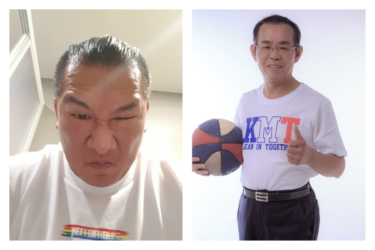 ▲成吉思汗健身俱樂部創辦人陳之漢和苗栗縣議員鄭聚然。（圖／翻攝自飆捍和鄭聚然臉書）