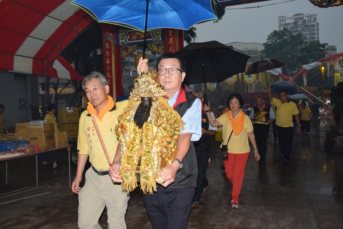 台中元和宮黑面保生大帝。（圖／翻攝自臺中市元保宮粉專）