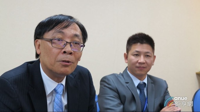 ▲ 牧德董事長汪光夏(左)及總經理陳復生。(鉅亨網記者張欽發攝)
