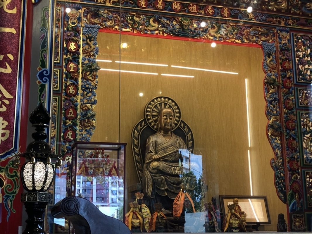 蘆洲普庵寺普庵祖師。（圖／記者連宜方攝）