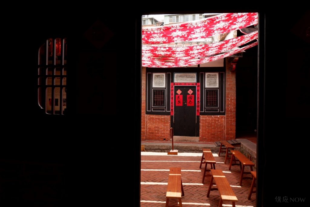 蘆洲李宅守護台灣情感。（圖／記者連宜方攝）