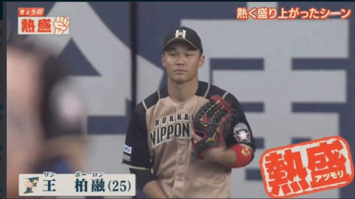 王柏融守備美技。（取自網路）