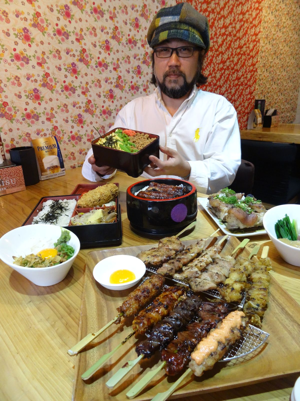 ▲旅居台灣近20年的中山迅，為解鄉愁開的日月水台料里店，最擅日本庶民美食。（圖／金武鳳攝，2019.6.1)