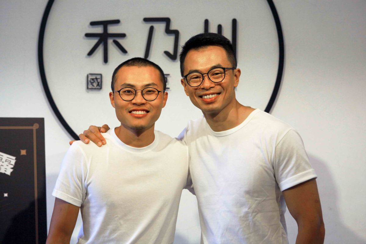 ▲新北三峽返鄉青年林峻丞（右）與雲林西螺返鄉青年謝宜哲（左），彼此看見對方為家鄉付出的勇氣。（圖／林峻丞提供）