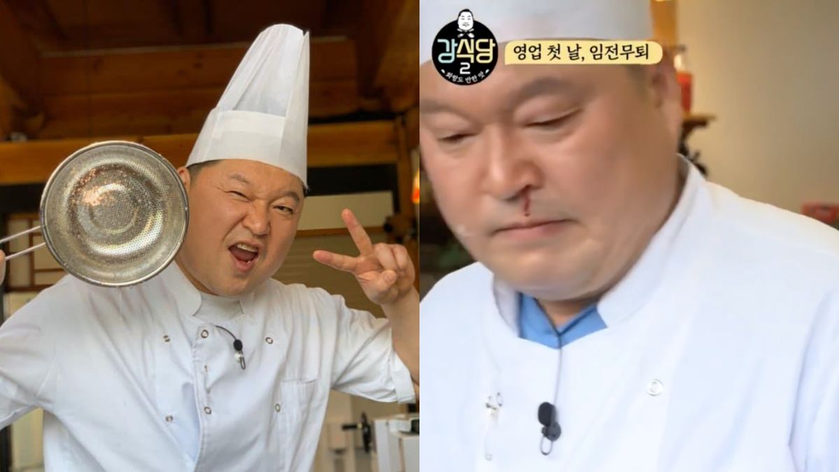 ▲姜鎬童體力透支，忙到流鼻血都不知。（圖／tvN、愛奇藝）
