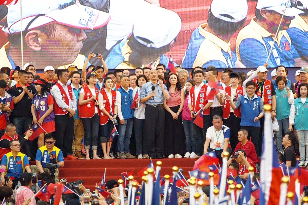 ▲高雄市長韓國瑜6月1日在凱道的造勢，展現了驚人氣勢。（圖/NOWnews攝影中心，2019.06.01）