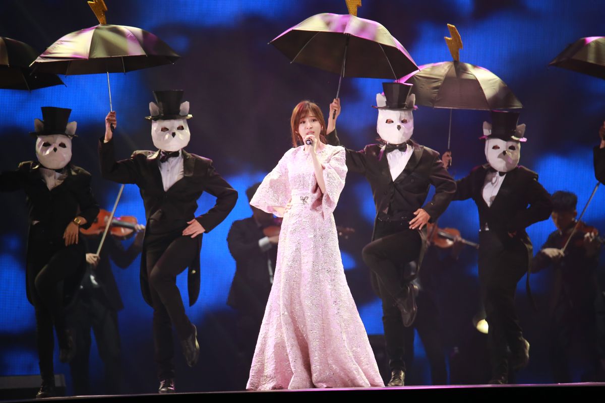 ▲王心凌為了演唱會勤運動。（圖／NOWnews攝影中心）
