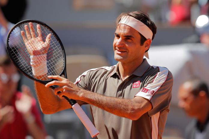 Roger Federer 再闖法網八強。（圖／美聯社／達志影像）