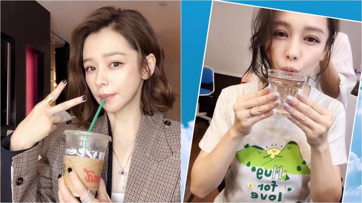 ▲徐若瑄一天會喝2000cc的水。（圖／徐若瑄 Vivian Hsu臉書）