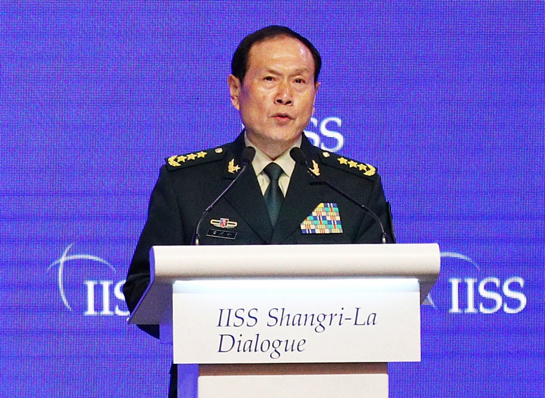 ▲中國國務委員兼國防部長魏鳳和（圖／截自YouTube影片）