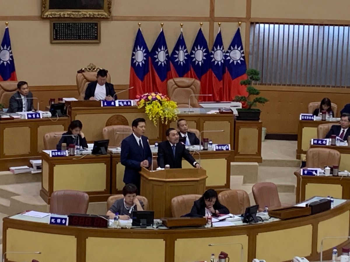 ▲新北市長侯友宜今（3）接受市議會總質詢。（圖／記者宋原彰攝，2019.06.03）