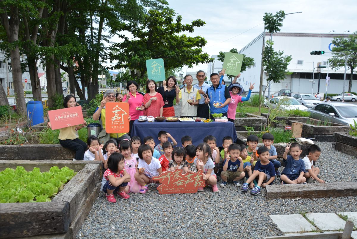 ▲都市菜園成果獲得建築園冶獎-社區文化景觀營造獎項肯定。（圖／記者郭政隆攝影2019.6.3）