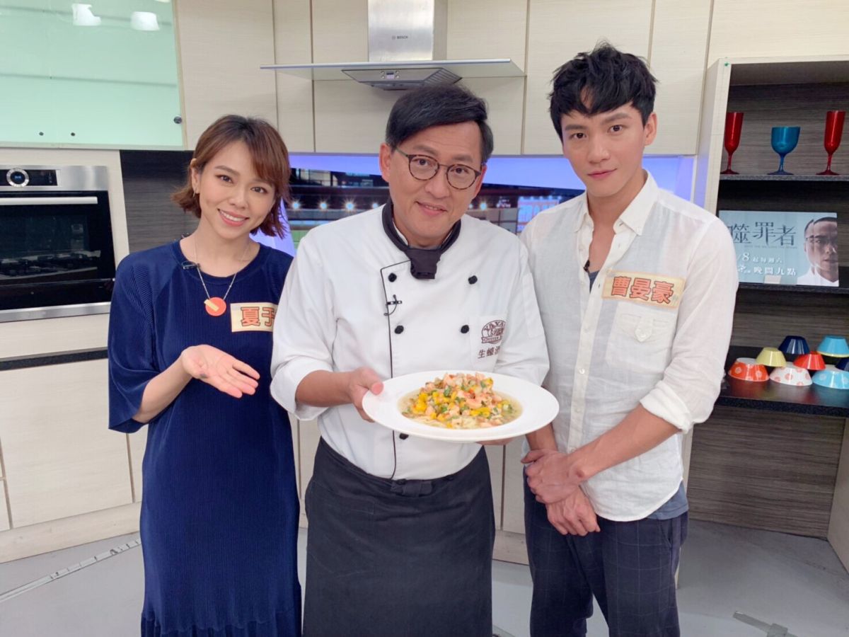 ▲夏于喬宣傳新戲。（圖／三立提供）