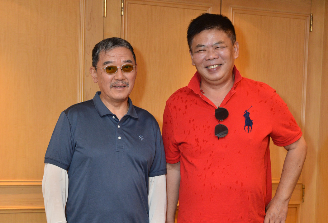 ▲李立群、馮凱出席聯訪。（圖／八大提供）