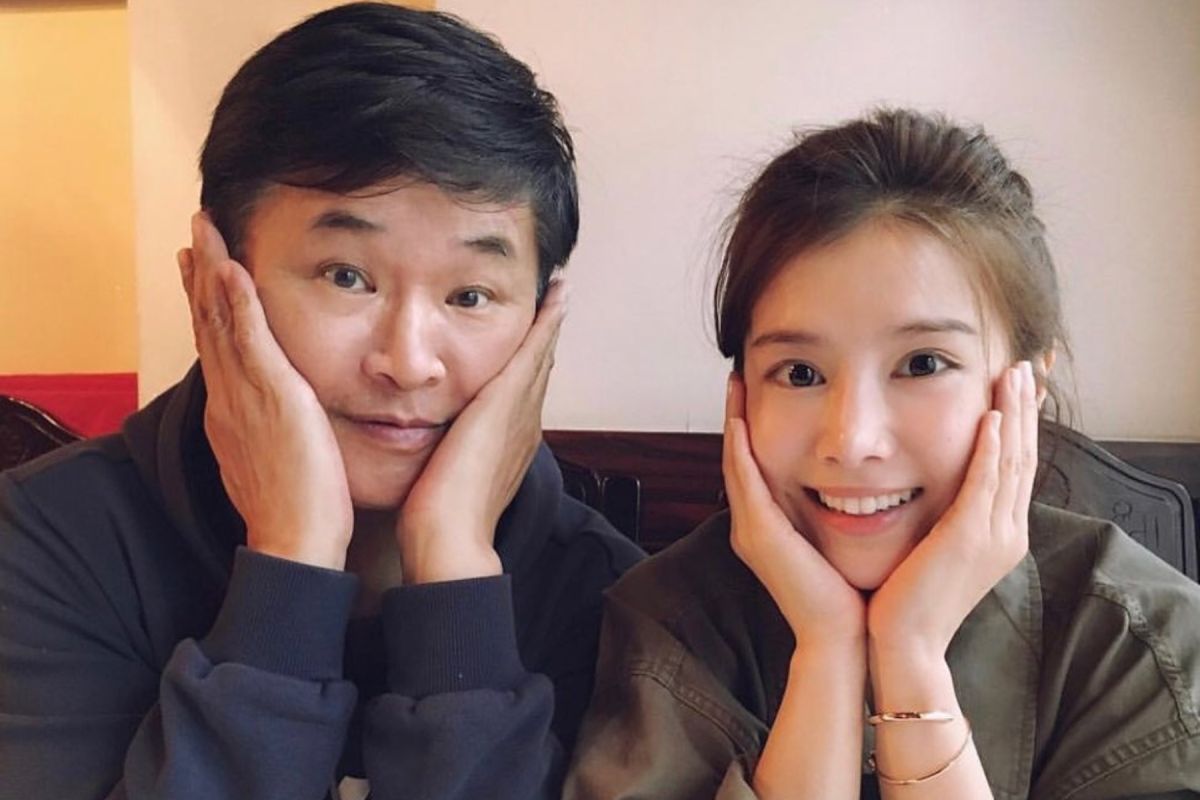 ▲賀一航（左）、李佳穎曾在電視劇中演父女。（圖／IG）