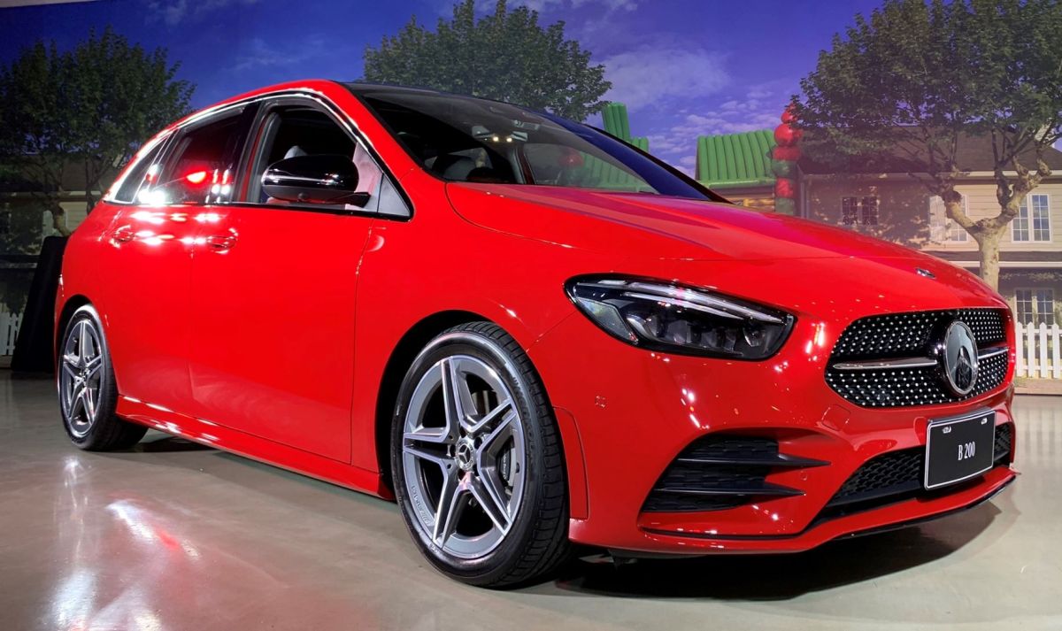 ▲今(4)日台灣賓士發表了全新賓士B-Class，並導入B 180與B 200兩款車型，即日起開始販售。（圖／記者劉士成攝）