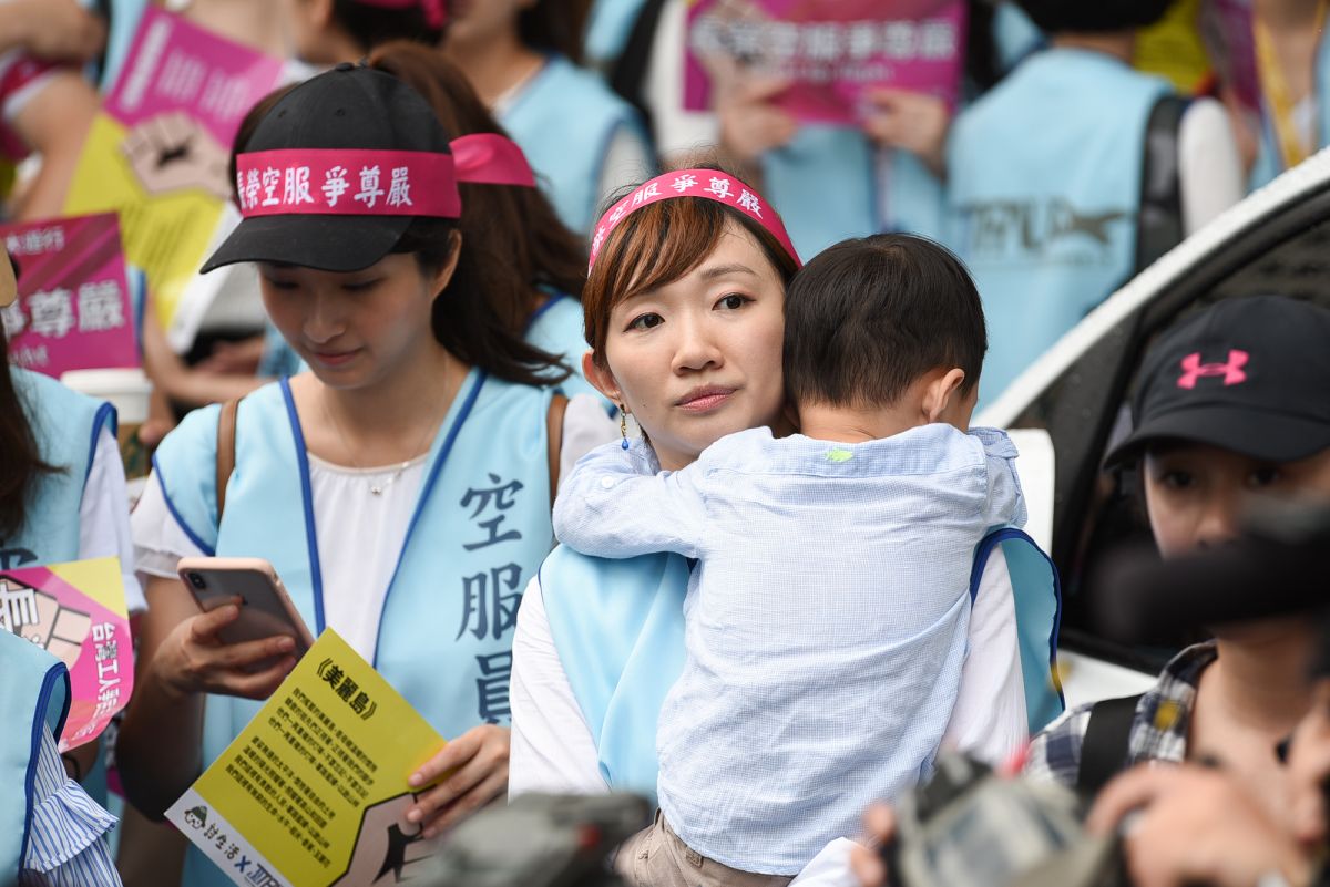 ▲長榮勞資協商破局，罷工至今（ 24 ）日已邁入第 5 天。（ NOWnews 資料照／記者陳明安攝）