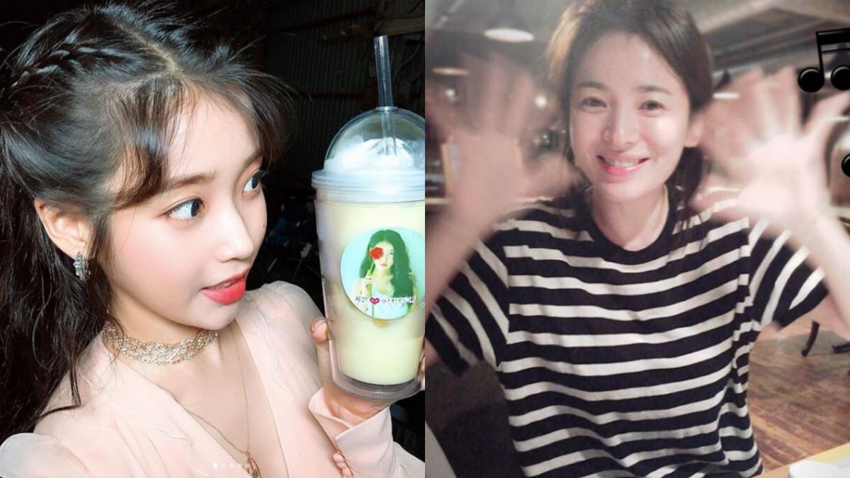 ▲宋慧喬為IU加油。（圖／IU IG）
