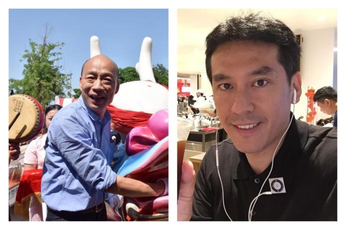 ▲高雄市市長韓國瑜和資深媒體人黃暐瀚。(圖/翻攝自韓國瑜和黃暐瀚臉書)