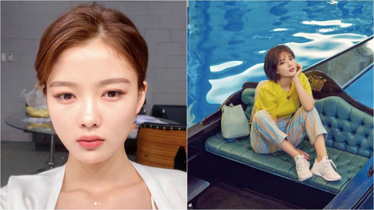 ▲金裕貞分享每天會喝很多水，同時勤擦保濕產品。（圖／翻攝自IG@you_r_love）