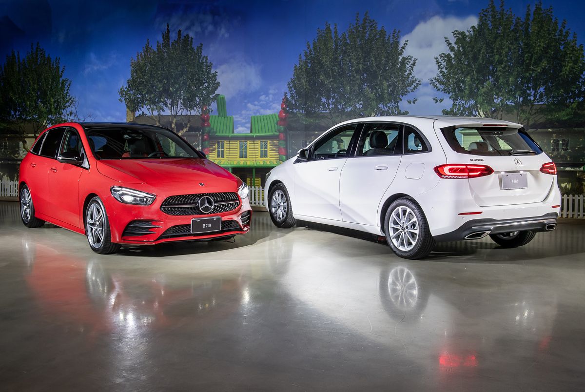 ▲台灣賓士今日發表全新B-Class車款。（圖／台灣賓士提供）