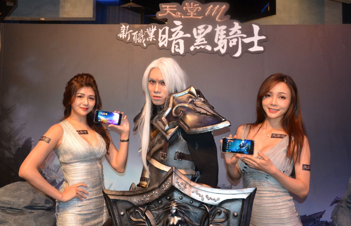▲《天堂M》官方今（6）日正式宣布最硬派的全新職業「暗黑騎士」將於6月12日重磅登場。（圖／記者顏大惟攝，2019.6.5）