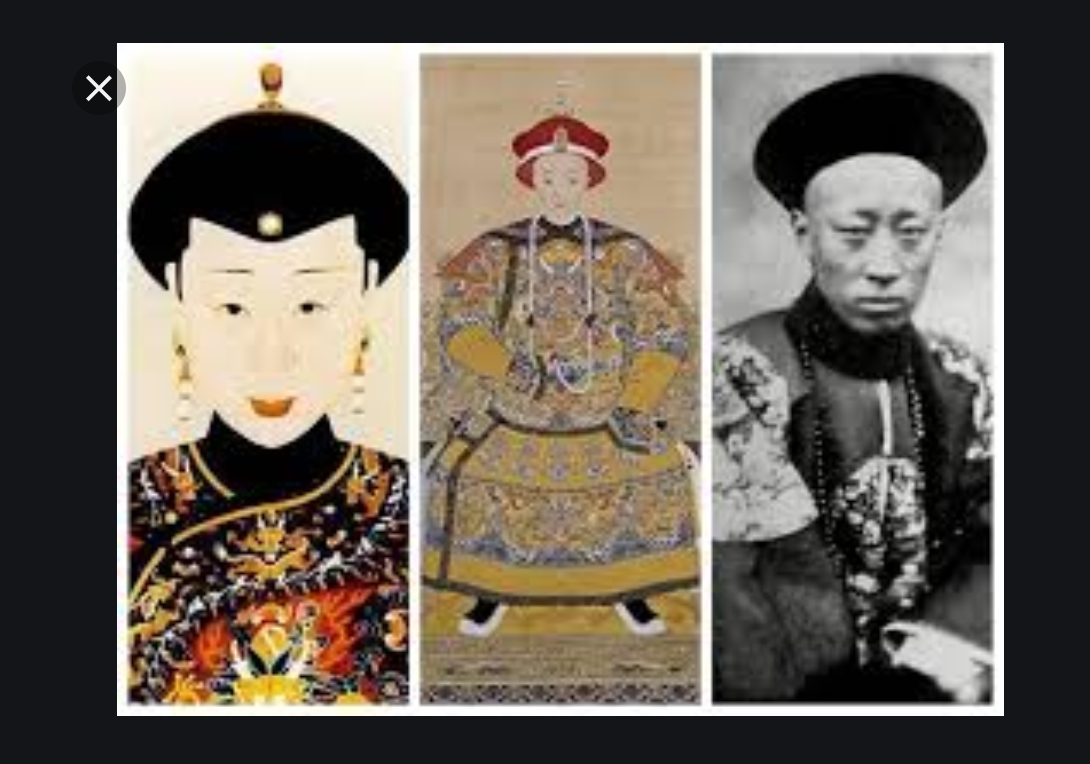 ▲康慈皇貴太妃（左）、咸豐皇帝（中）、恭親王（右）。（組圖／截自網路）