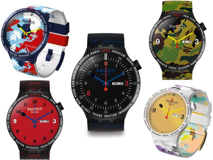 ▲swatch X BAPE 限量聯名錶，每款 NT$4,750。（圖／swatch提供）