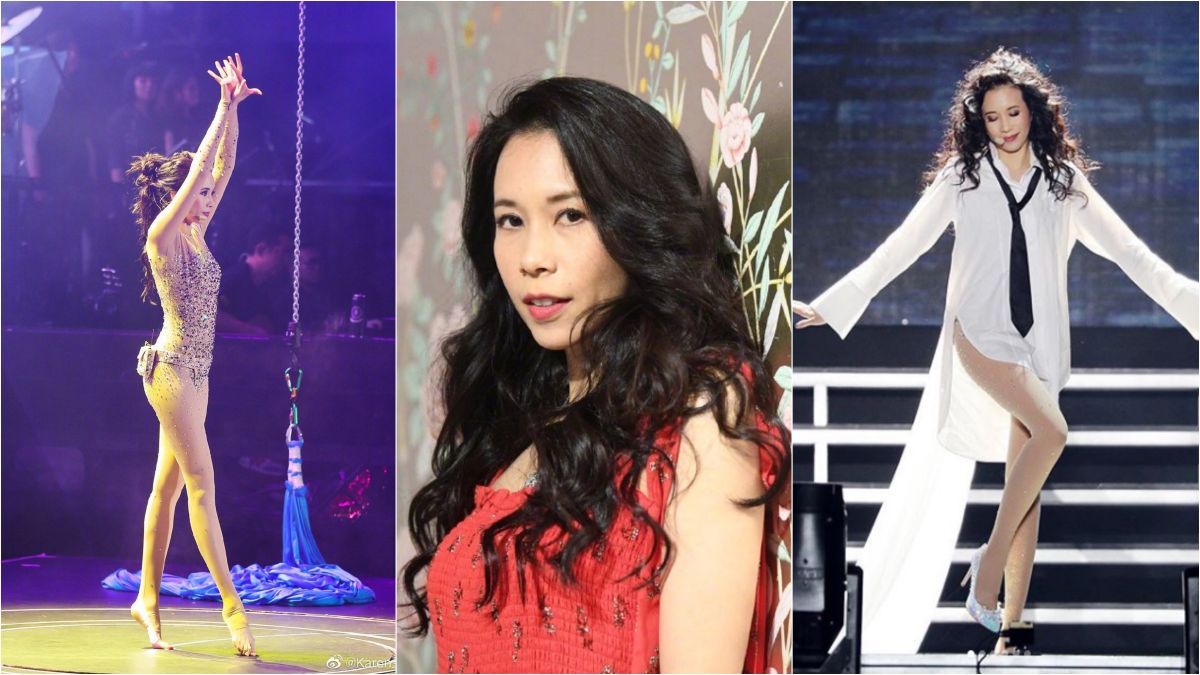 ▲莫文蔚長腿超逆天。（圖／Karen莫文蔚微博、翻攝自IG＠mokabyebaby）