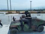 ▲花防部M1045A2拖式飛彈悍馬車。（圖／記者呂炯昌攝）