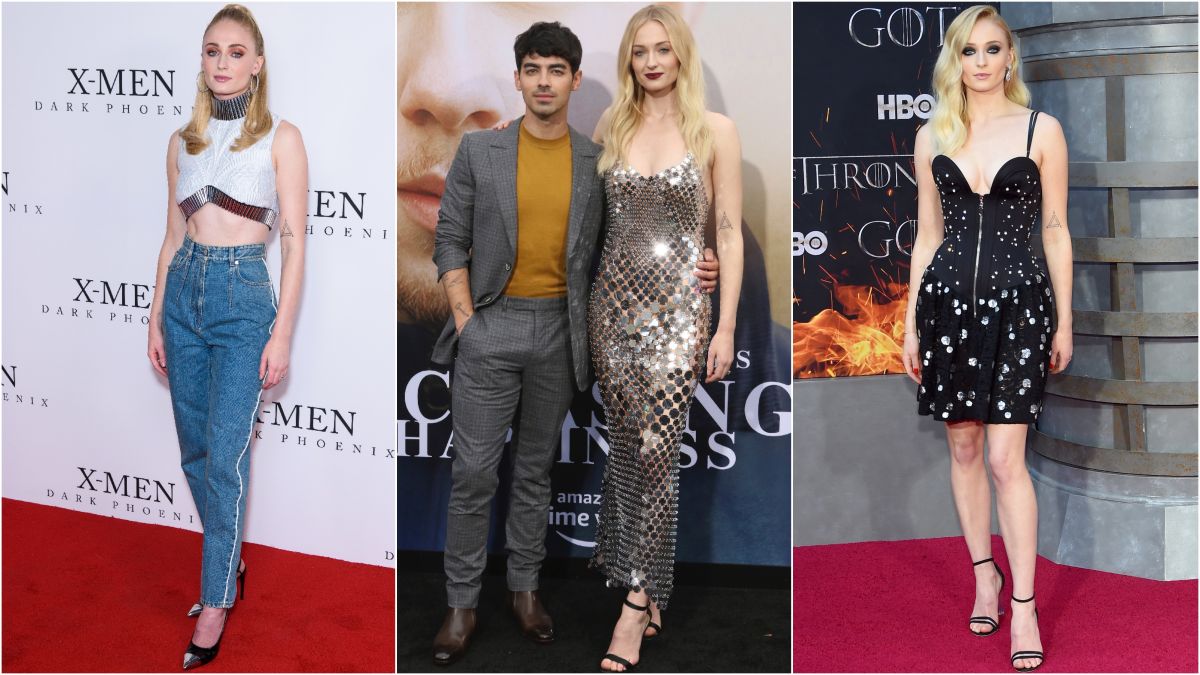 ▲主演《X 戰警：黑鳳凰》的蘇菲特納，聲勢水漲船高。（圖／美聯社、LOUIS VUITTON）