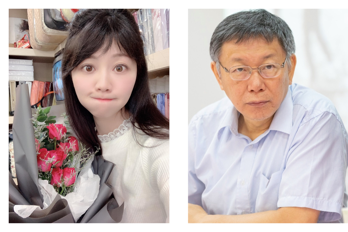 ▲今（ 6 ）日市政總質詢中，柯文哲竟稱高嘉瑜為備胎市長可以考慮的人選。（合成圖／取自高嘉瑜、柯文哲臉書）