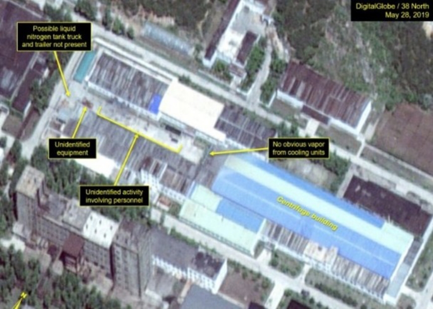 ▲「38 North」公布最新衞星圖片，顯示北韓寧邊核設施內有人活動。（圖／翻攝網路）